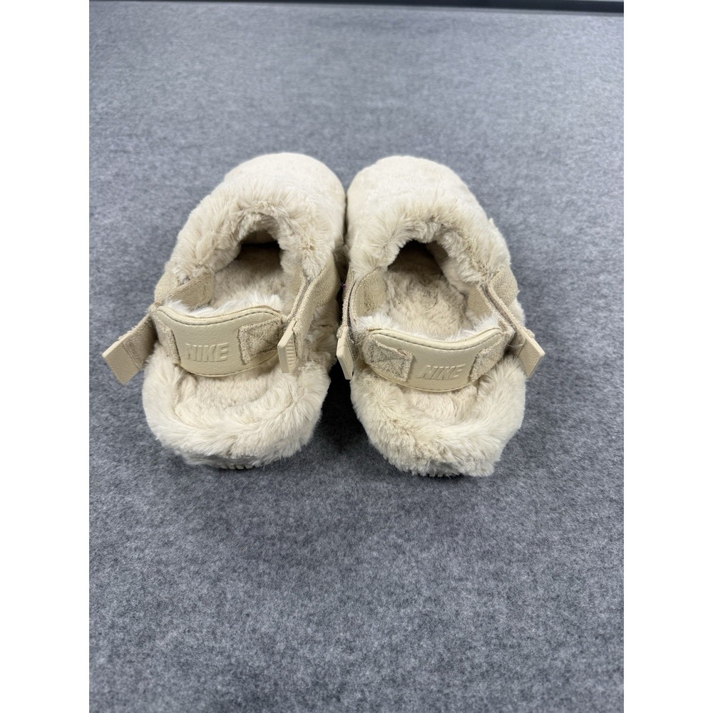Nike Calm Mule SE Sanddrift Fur FZ3119-100 Women's 8 Men's 7 Slippers Box - Picture 4 of 10